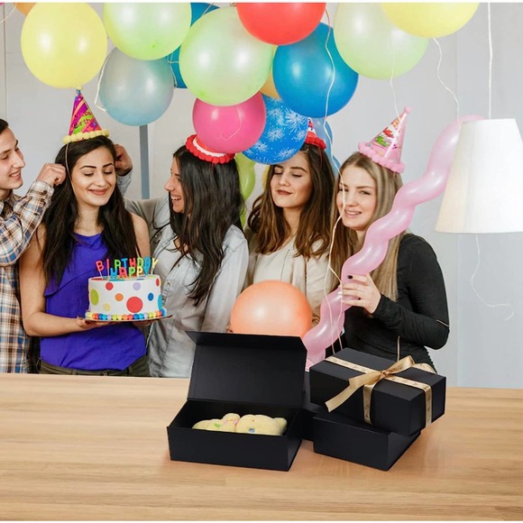 NEW Ditwis Luxury 4 Pack 12x6x4 Inches Gift Boxes with Magnetic Closure Lids - Picture 5 of 7